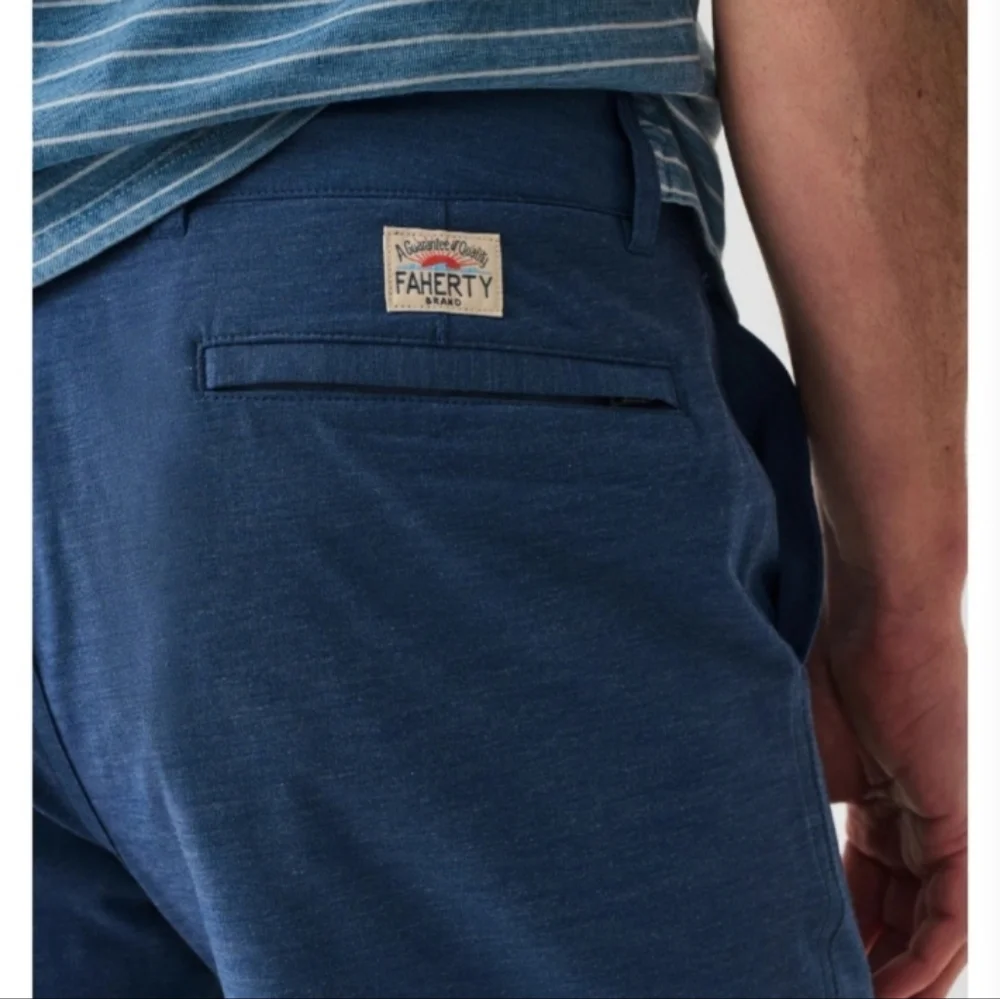 Faherty Blue Men’s Stretch Shorts